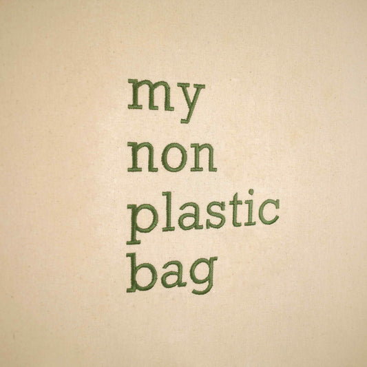 NON PLASTIC BAG tote torba s vezom