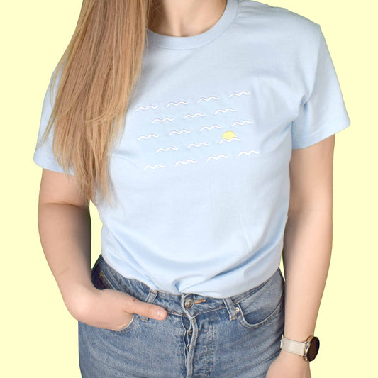 majica kratkih rukava s vezom zalaska