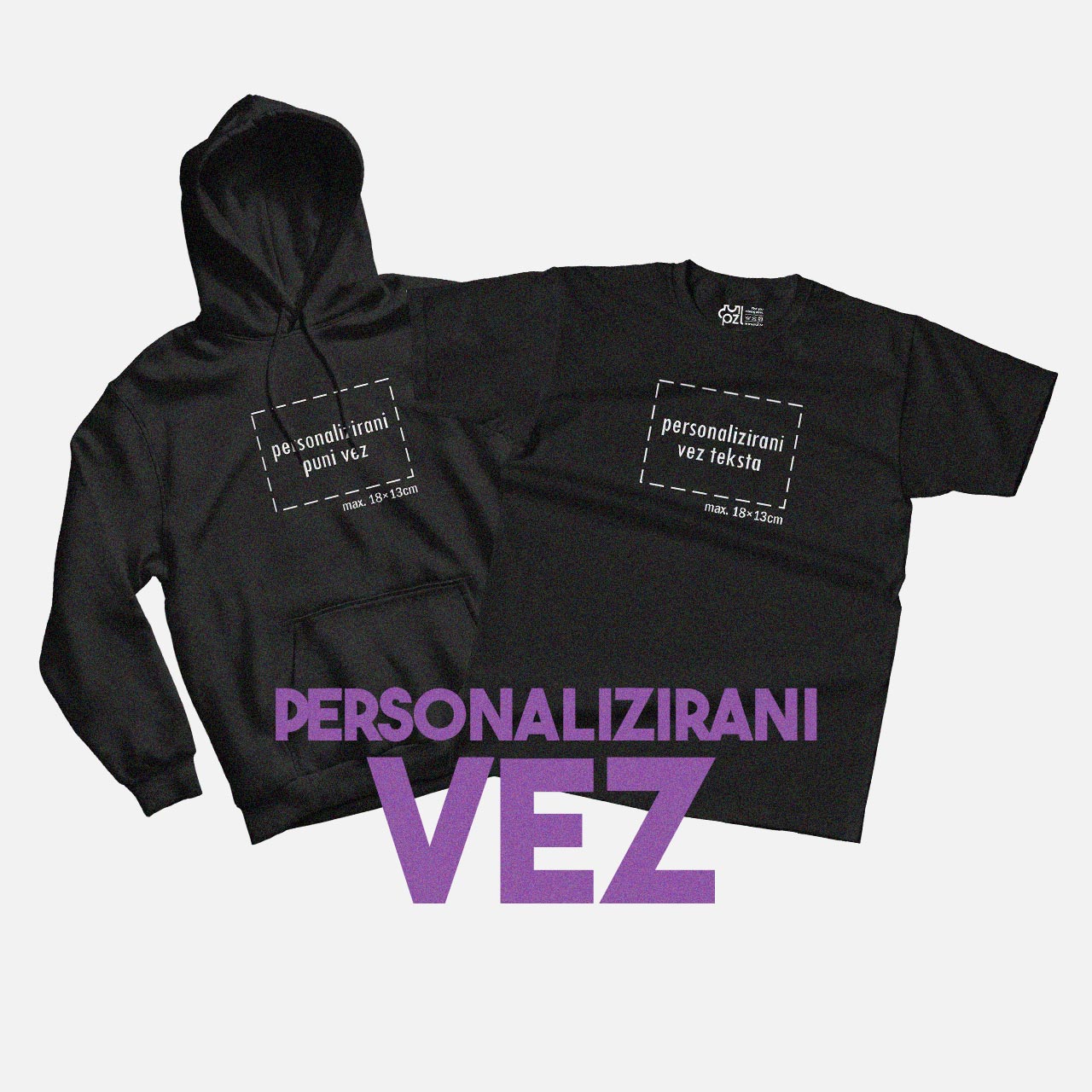 Odjeća i modni dodaci s personaliziranim vezom
