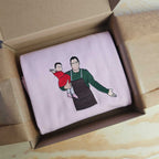Majica s personaliziranim punim vezom