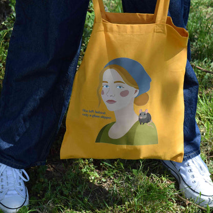 CINDERELLA tote bag s printom Pepeljuge, narančasta