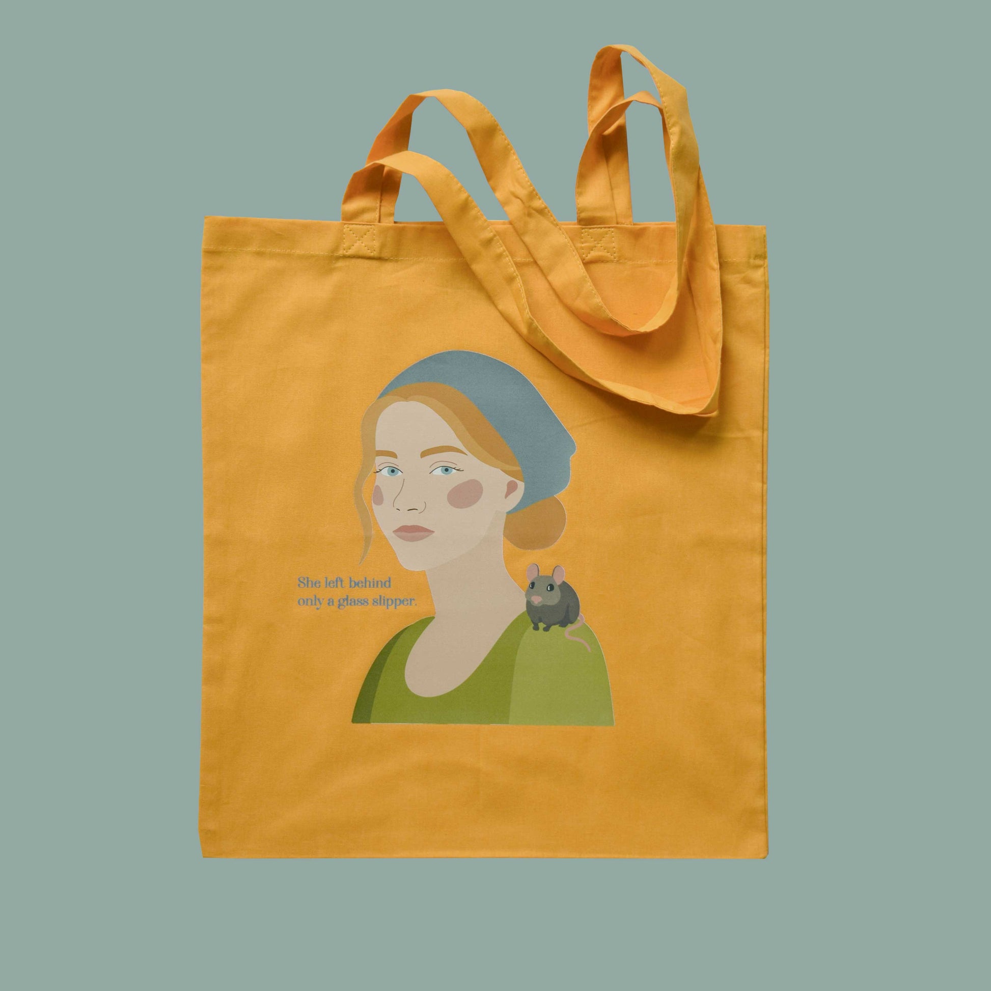 CINDERELLA tote bag s printom Pepeljuge, narančasta