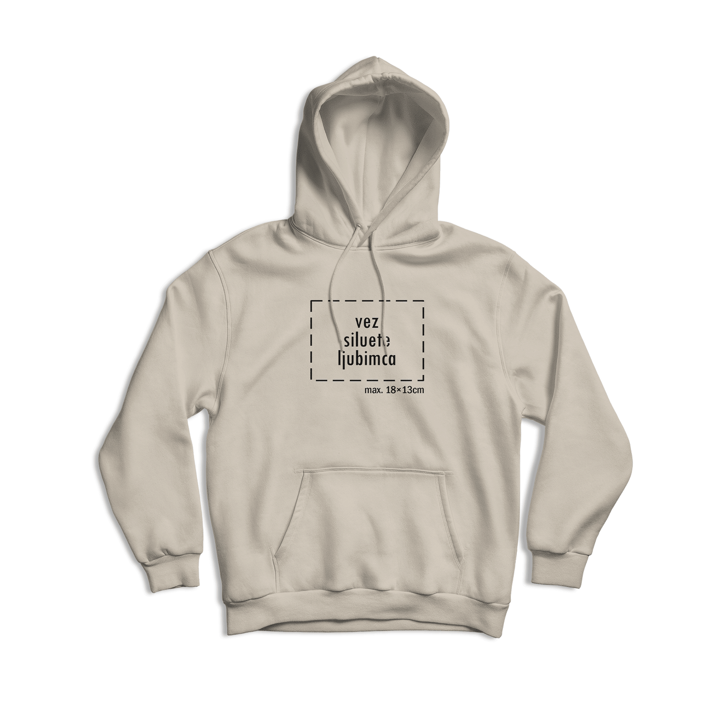 Hudica s personaliziranim vezom siluete ljubimca