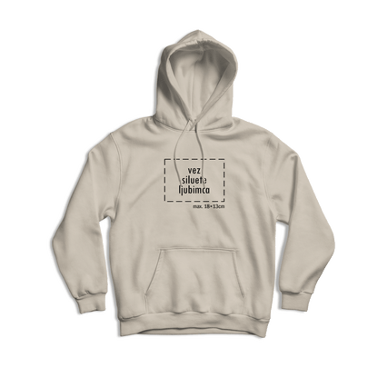 Hudica s personaliziranim vezom siluete ljubimca