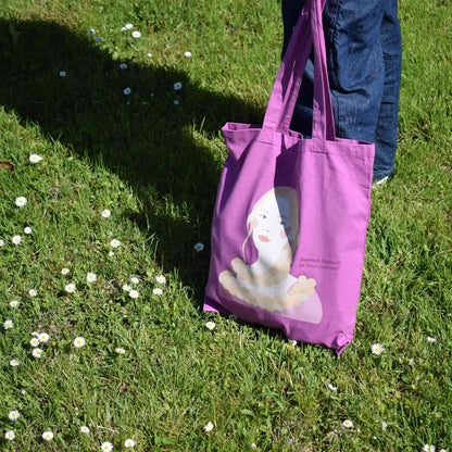 RAPUNZEL tote bag s printom Zlatokose, rozi