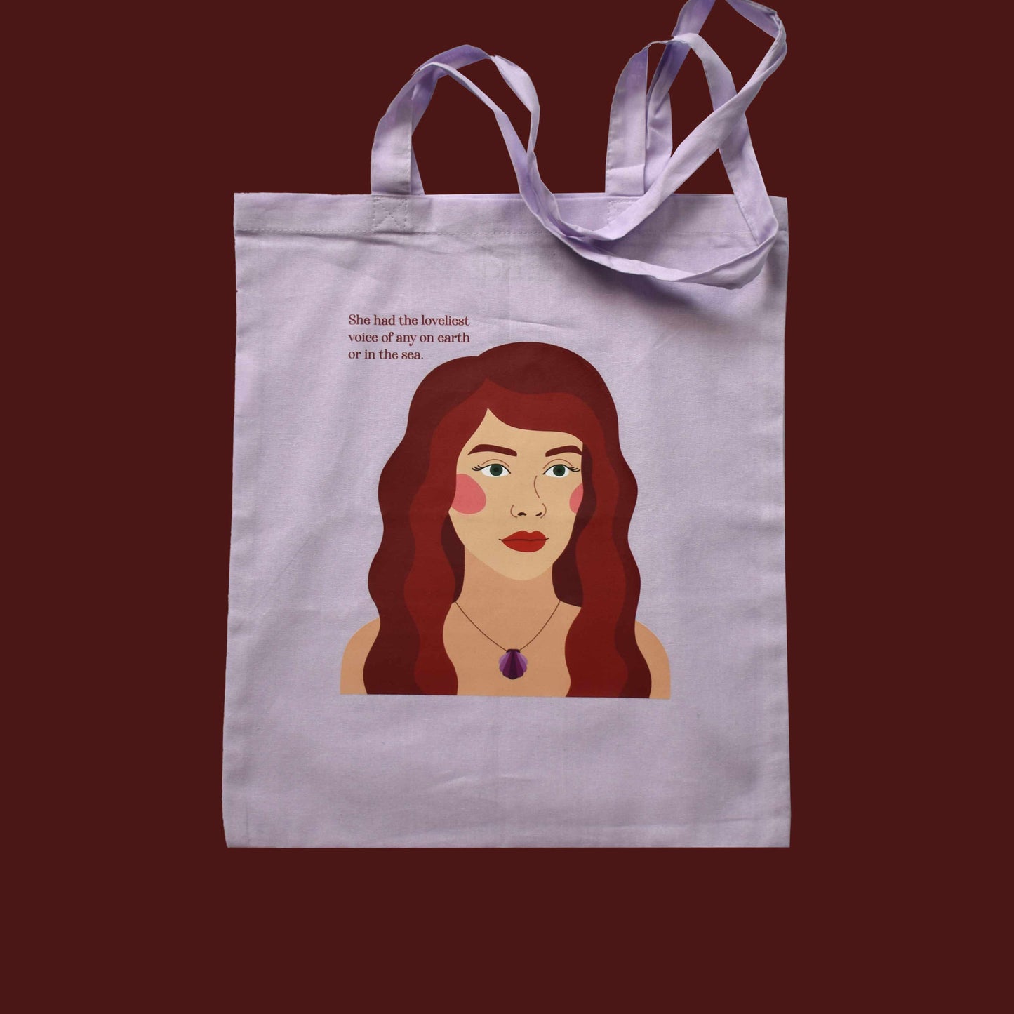 THE LITTLE MERMAID ceker s printom, svijetlo ljubičasti