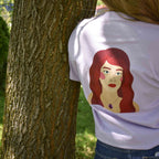 THE LITTLE MERMAID majica s printom, svijetlo ljubičasta