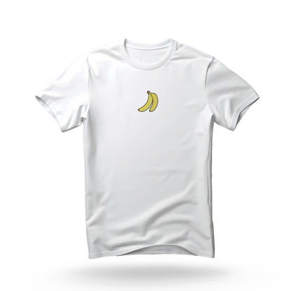 Kratka majica s vezom banane, bijela