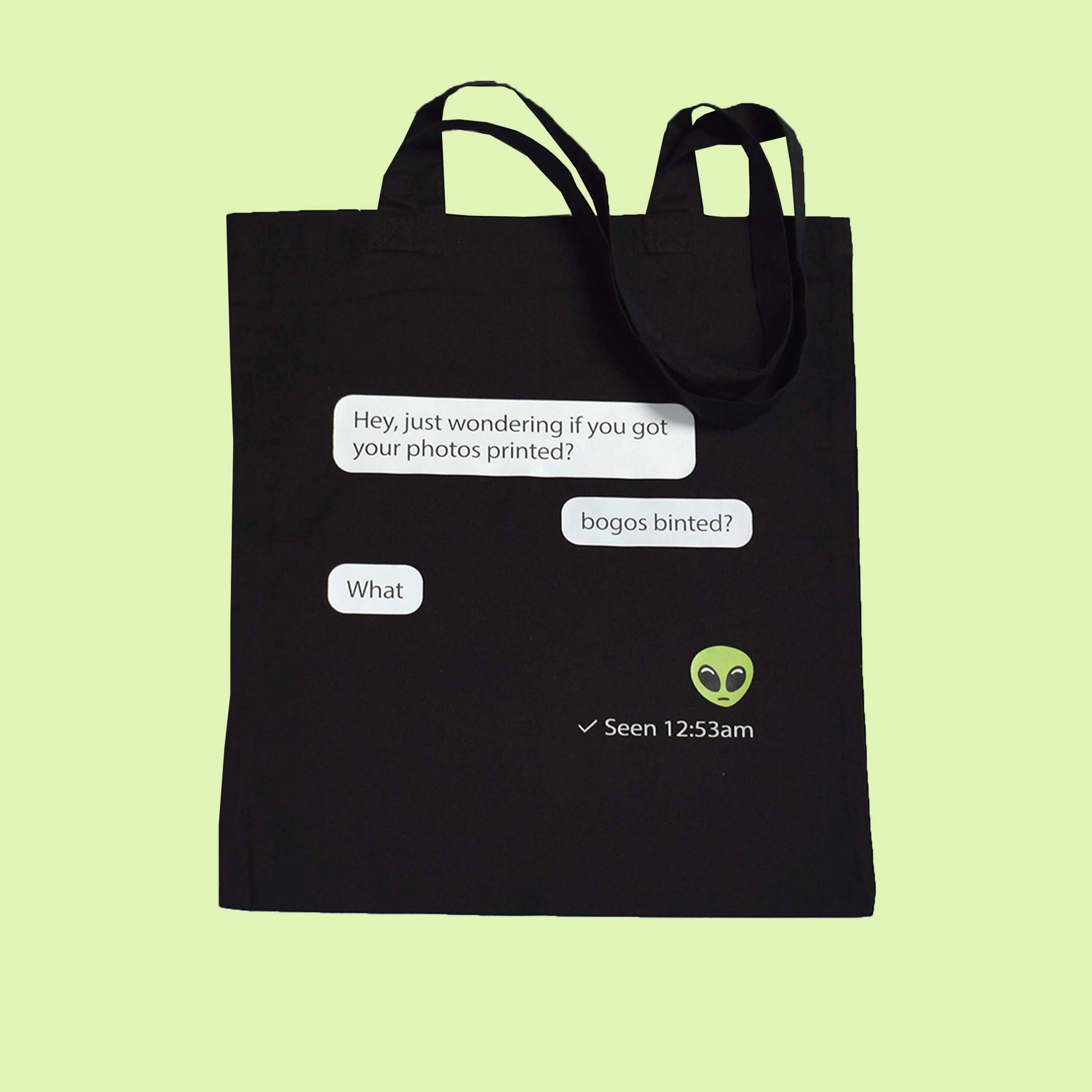 BOGOS BINTED crni pamučni ceker s printom