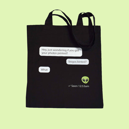 BOGOS BINTED crni pamučni ceker s printom