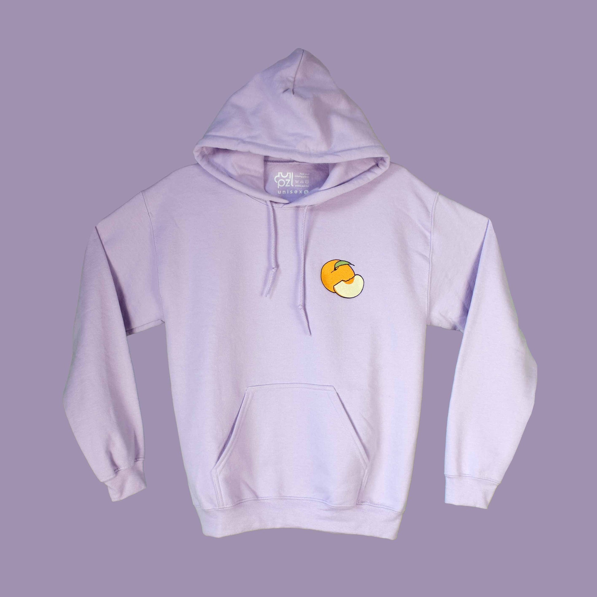 svijetlo ljubičasta hudica s vezom breskve