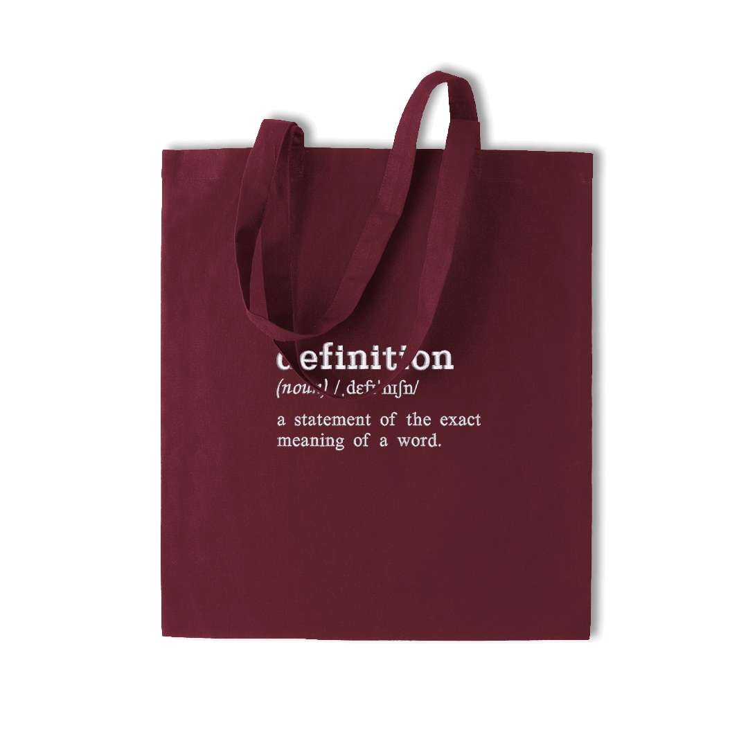 bordo pamučni ceker s personaliziranim vezom definicije po želji