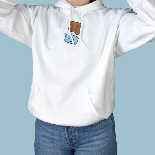 bijela hudica s vezom čokolade