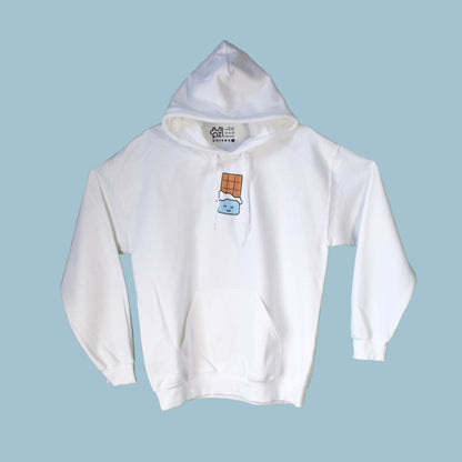 bijela hudica s vezom čokolade