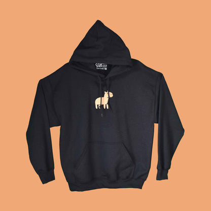 crna hudica s vezom kapibare