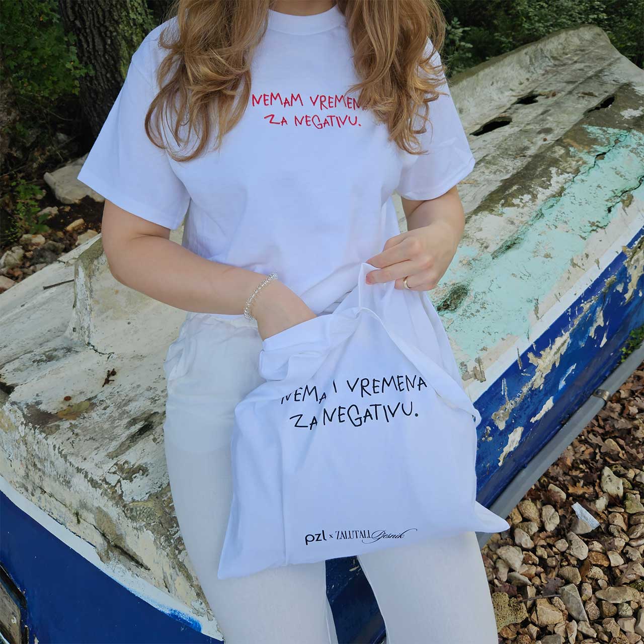 NEMAM VREMENA ZA NEGATIVU. majica kratkih rukava