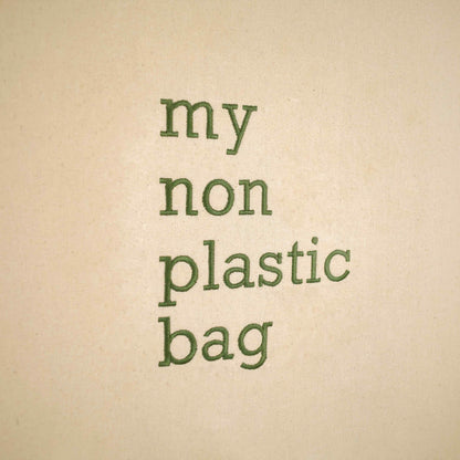 NON PLASTIC BAG tote torba s vezom