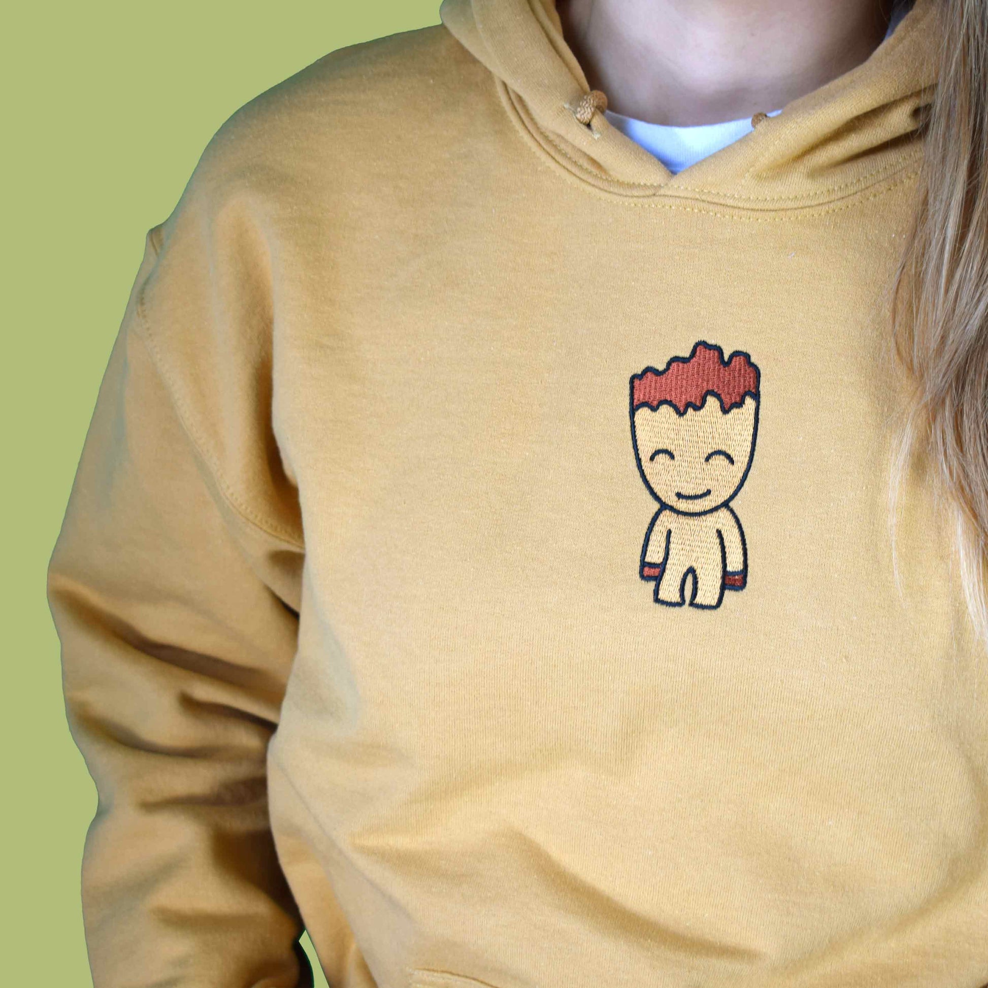 bež hudica s vezom Groota