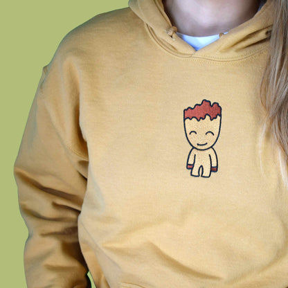 bež hudica s vezom Groota