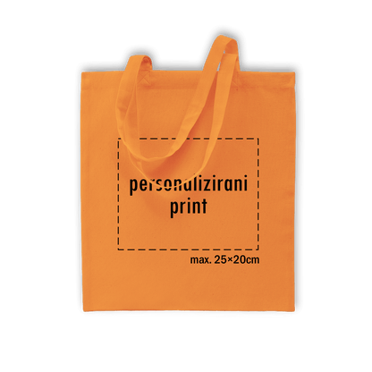 narančasti pamučni ceker s personaliziranim printom fotografije, natpisa ili ilustracije