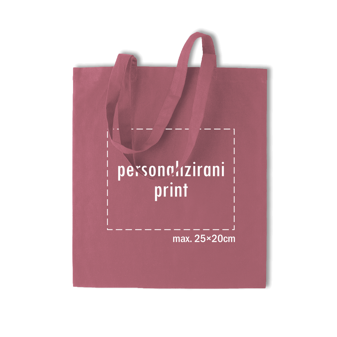 rozi pamučni ceker s personaliziranim printom fotografije, natpisa ili ilustracije