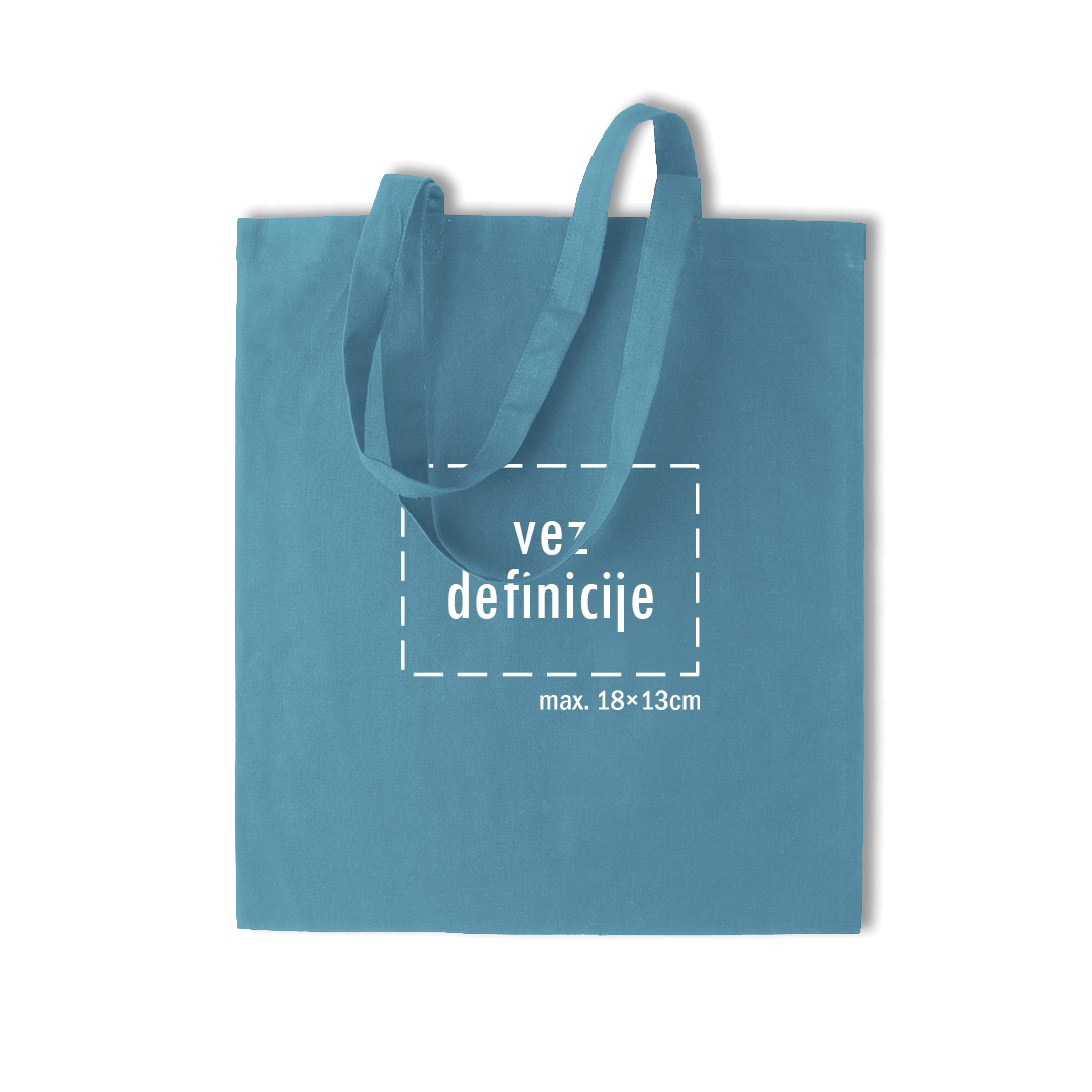 plavi pamučni ceker s personaliziranim vezom definicije po želji