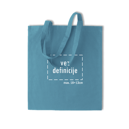 plavi pamučni ceker s personaliziranim vezom definicije po želji