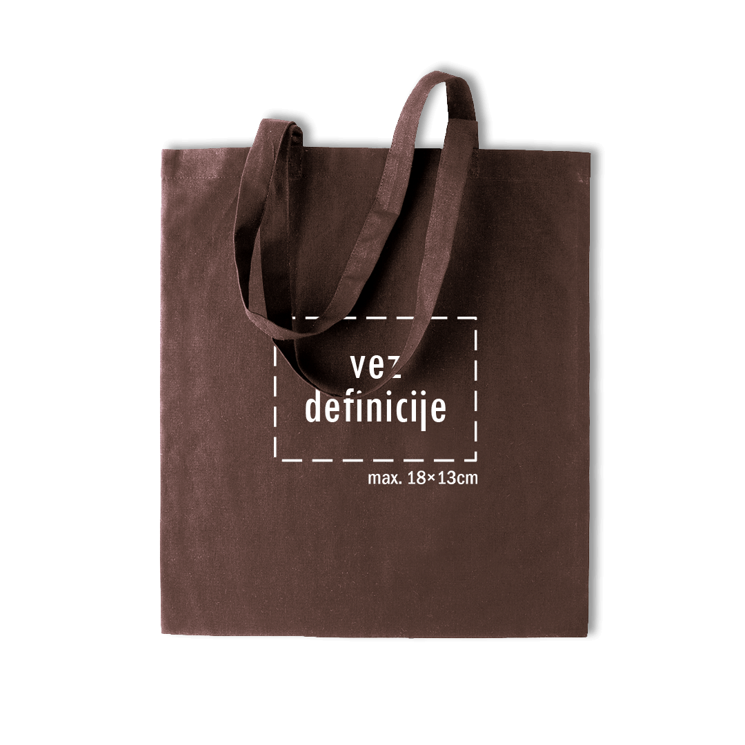 smeđi pamučni ceker s personaliziranim vezom definicije po želji