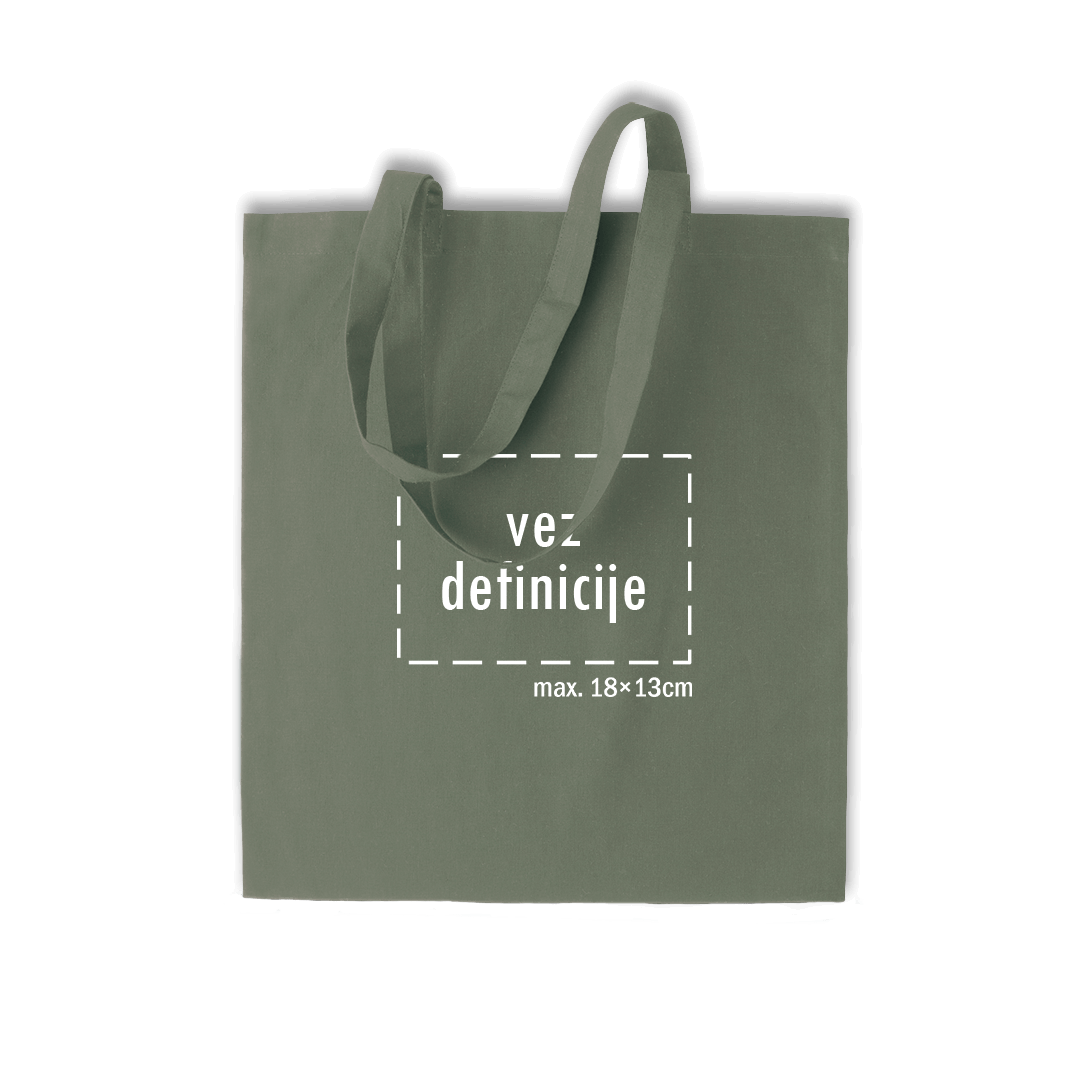 svijetlo zeleni pamučni ceker s personaliziranim vezom definicije po želji