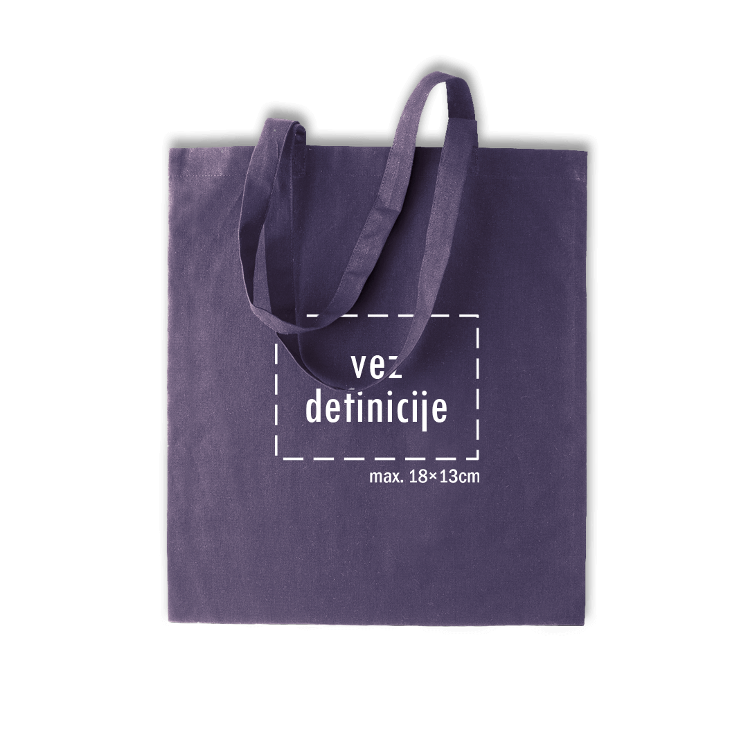 ljubičasti pamučni ceker s personaliziranim vezom definicije po želji