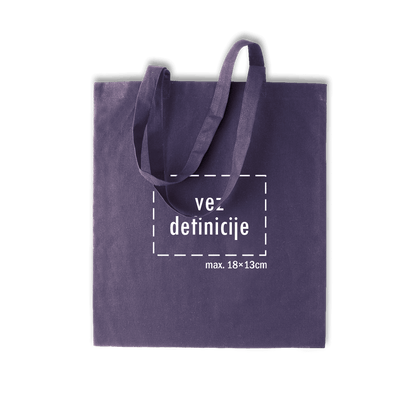 ljubičasti pamučni ceker s personaliziranim vezom definicije po želji