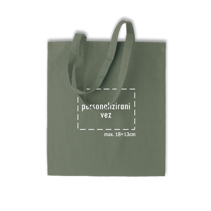 svijetlo zeleni pamučni ceker s personaliziranim vezom motiva ili teksta po želji