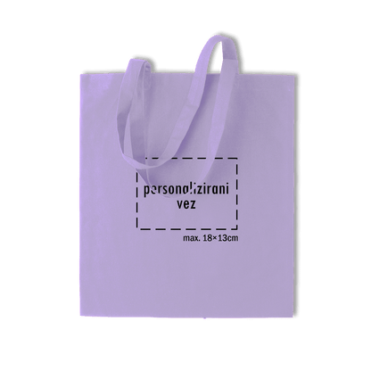 svijetlo ljubičasti pamučni ceker s personaliziranim vezom motiva ili teksta po želji