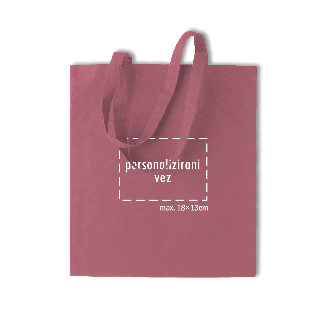 rozi pamučni ceker s personaliziranim vezom motiva ili teksta po želji