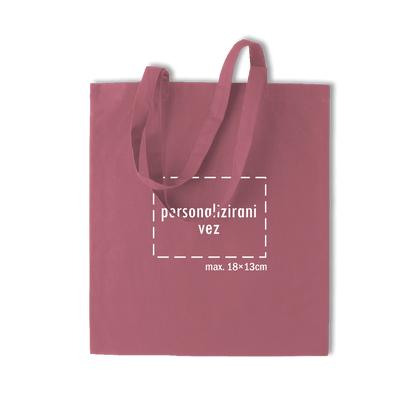 rozi pamučni ceker s personaliziranim vezom motiva ili teksta po želji