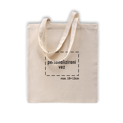krem pamučni ceker s personaliziranim vezom motiva ili teksta po želji
