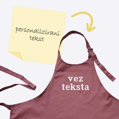 pregaca s vezom teksta po želji