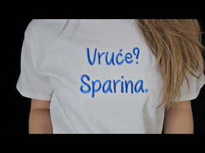 VRUĆE? SPARINA. majica s vezom