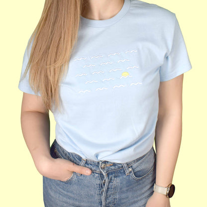 majica kratkih rukava s vezom zalaska